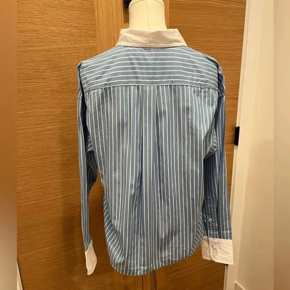 J. CREW | Relaxed-fit Cropped | Cotton Poplin | Shirt | Size 4 | NWT - Picture 2 of 10